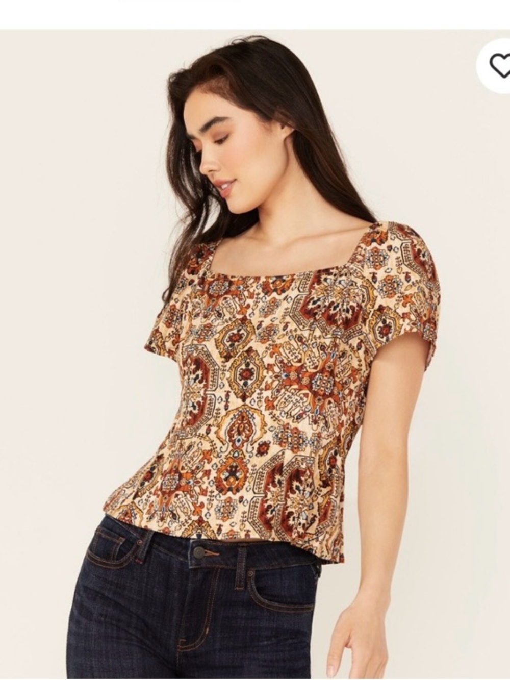 Idyllwind Multicolor Patterned Blouse Size Large - Picture 3 of 9